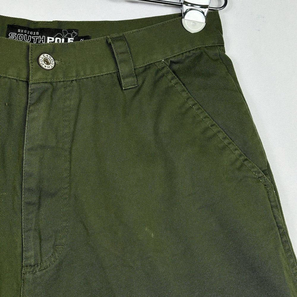 SOUTHPOLE Vintage Mens Utility Cargo Pants 32 x 30 Military Green 82628 - Picture 5 of 13